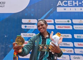 Keren! Stevani Ibo Sukses Sumbang Mendali Emas Pertama Untuk Papua Pegunungan Lewat Pon XII Aceh-Sumut 2024